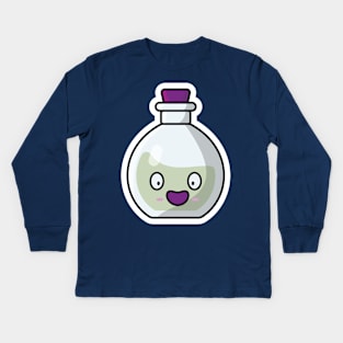 Potion Bottle with Cartoon Character Kids Long Sleeve T-Shirt